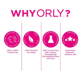 Orly Nail Lacquer Color Pink Gift Set 2 18ml