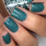 LA Colors Diamond Crush Polish Aurora Sky