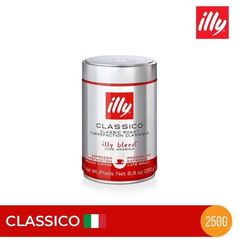 Illy Whole Bean Coffee- Classico 250g, Italy
