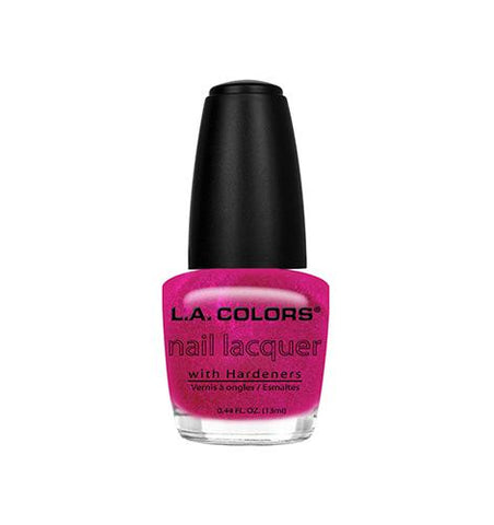 L.A. Colors Nail Lacquer Pink in Sizzle