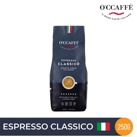 Occaffe Whole Bean Coffee- Espresso Classico 250g, Italy