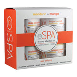 BCL Spa Organics Mandarin + Mango 4 Step Starter Kit