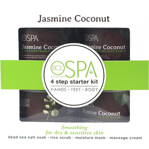 BCL Spa Organics Jasmine Coconut 4 Step Starter Kit