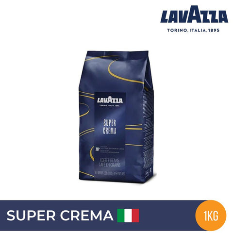 Lavazza Whole Bean Coffee- Supercrema 1kg, Italy