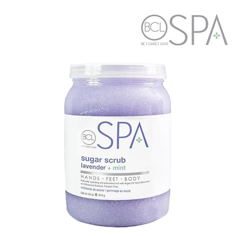 BCL Spa Organics Sugar Scrub Lavender + Mint 64oz