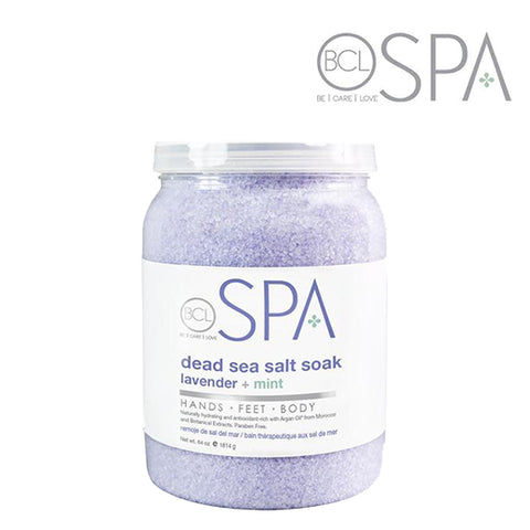 BCL Spa Organics Dead Sea Salt Soak Lavender + Mint 64oz